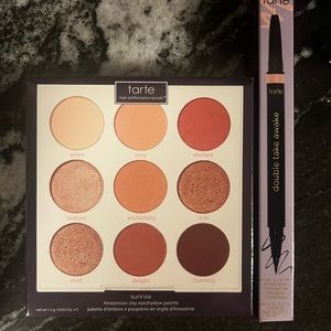Tarte eye shadow palette & eye liner combo. NWT
